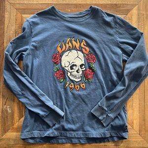 Vans Long Sleeve Distressed Tee